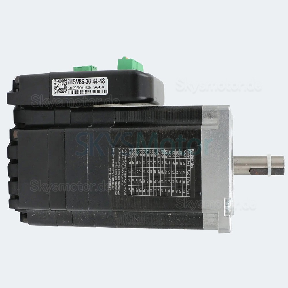 Nema34 Integrierter AC Servomotor mit Steuerung JMC iHSV86-30-44-48 440W 48V 1,4N.m 3000U/min